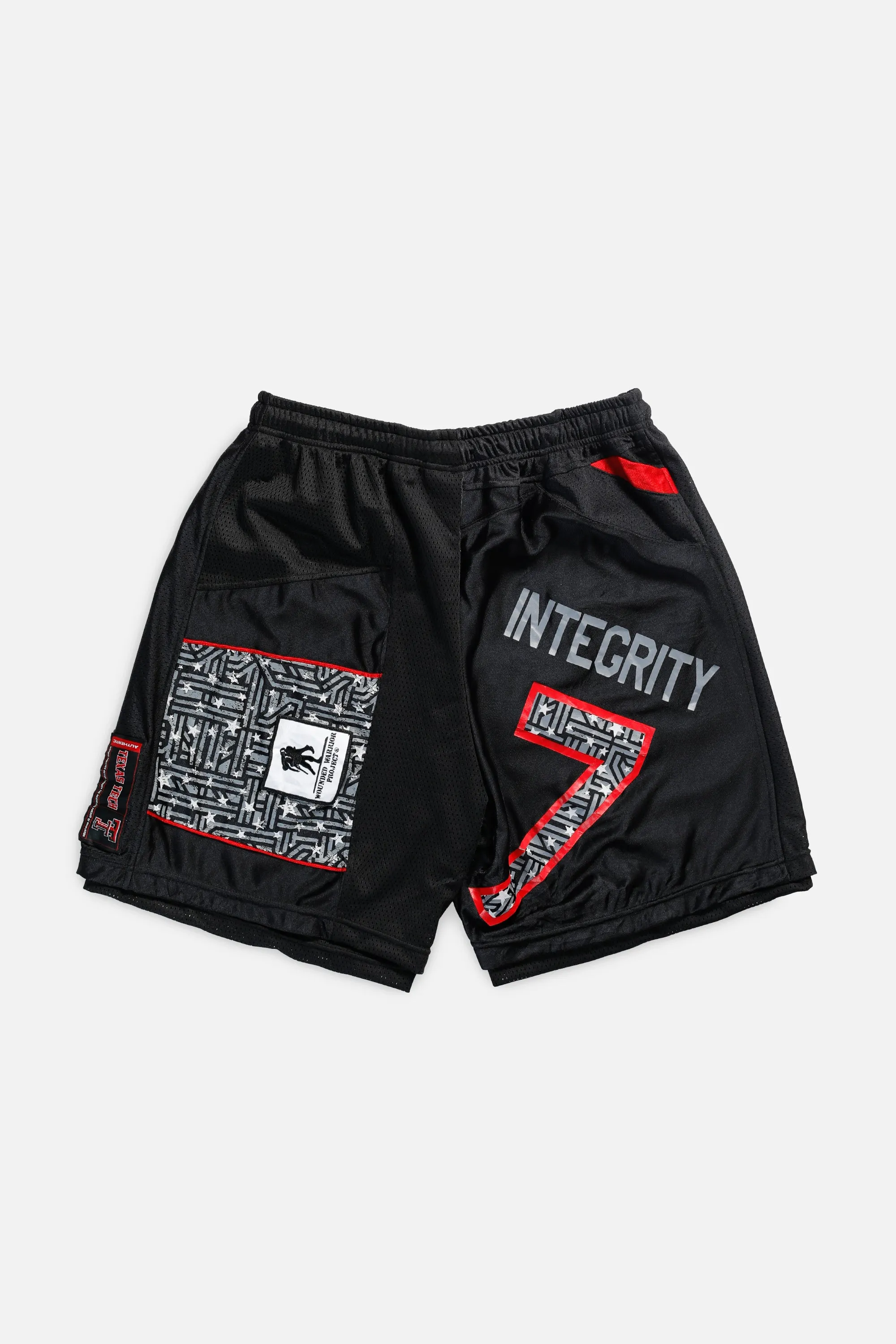 Unisex Rework Texas Tech Jersey Shorts - L Frankie