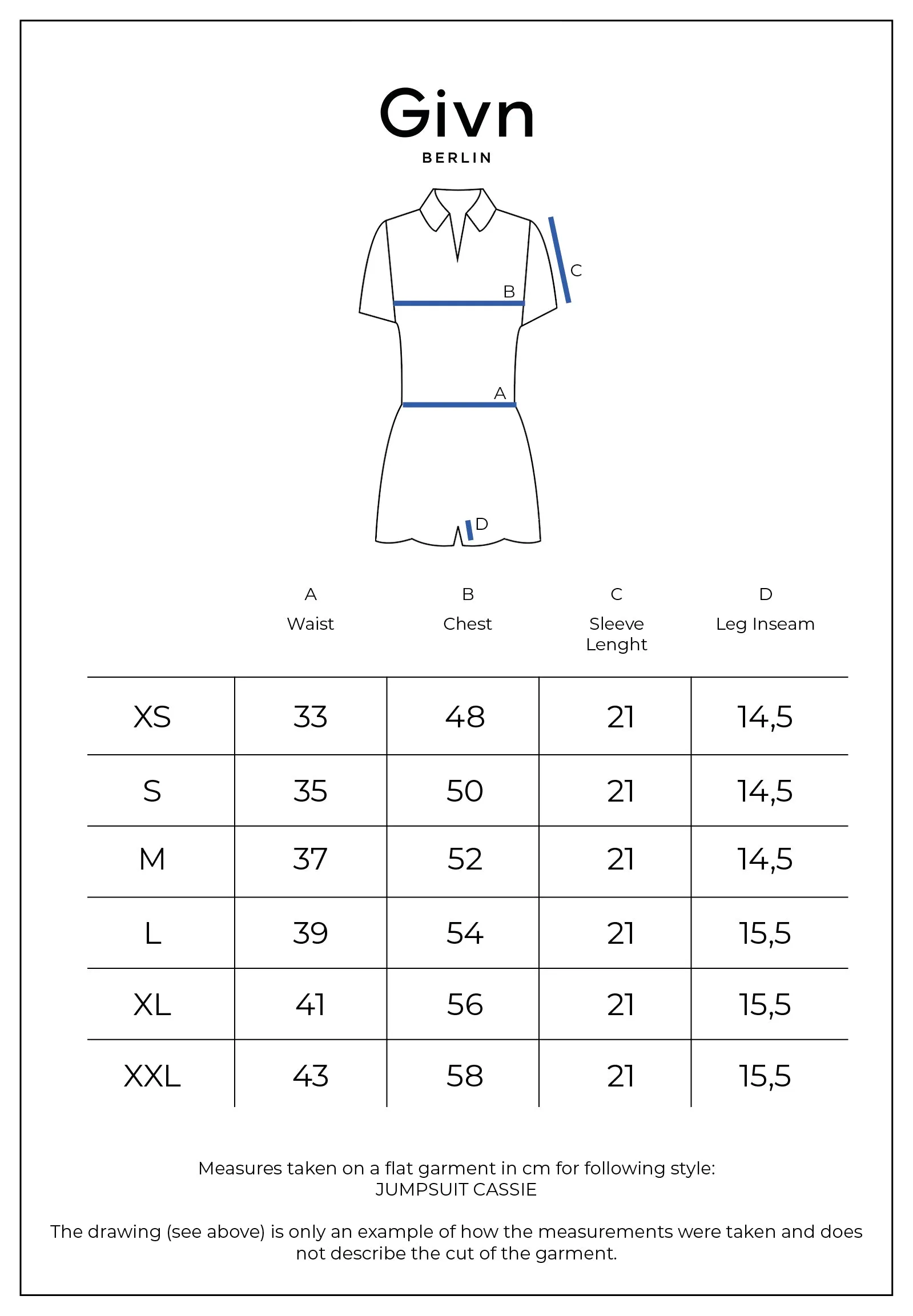 Waisted Jumpsuit GBCASSIE from LENZING™ ECOVERO™ With Belt - Blue / Orange (Drops) Givn Berlin