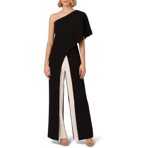 Womens Colorblock Polyester Jumpsuit