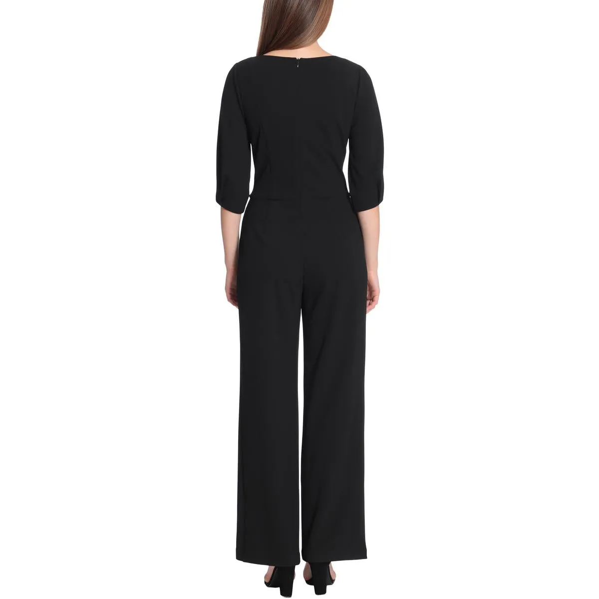 Womens Crepe Formal Jumpsuit