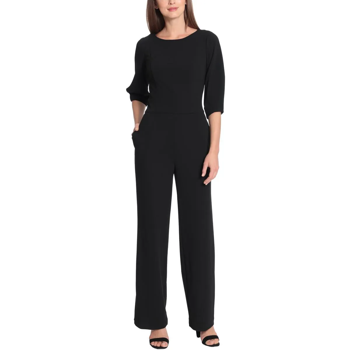 Womens Crepe Formal Jumpsuit