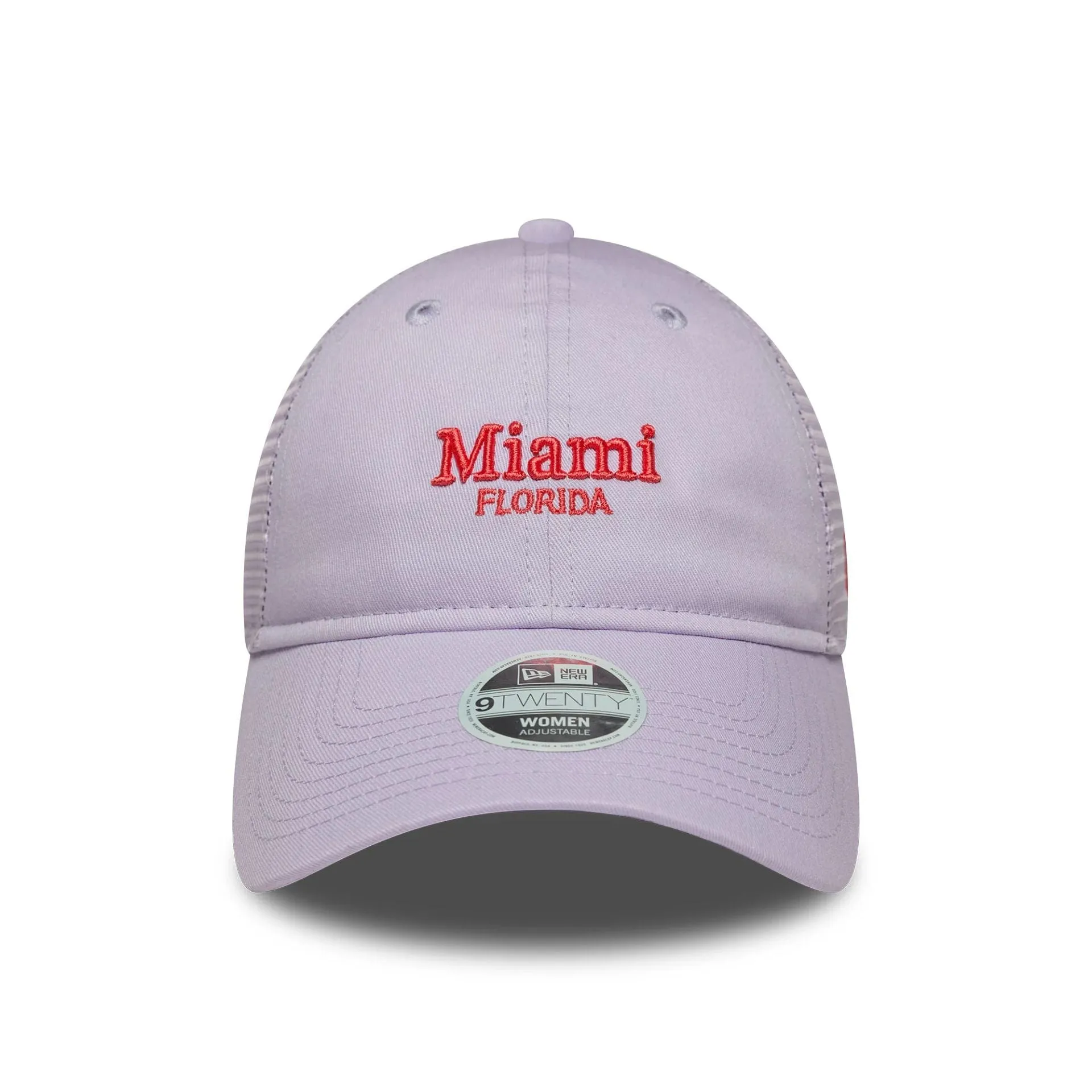 Womens New Era City Pastel Purple 9TWENTY Trucker Adjustable Cap Billy J
