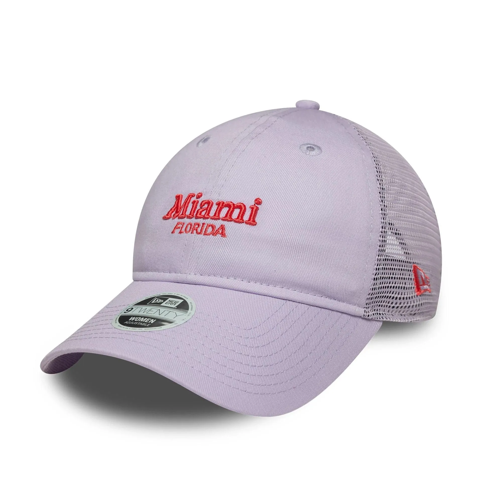 Womens New Era City Pastel Purple 9TWENTY Trucker Adjustable Cap Billy J