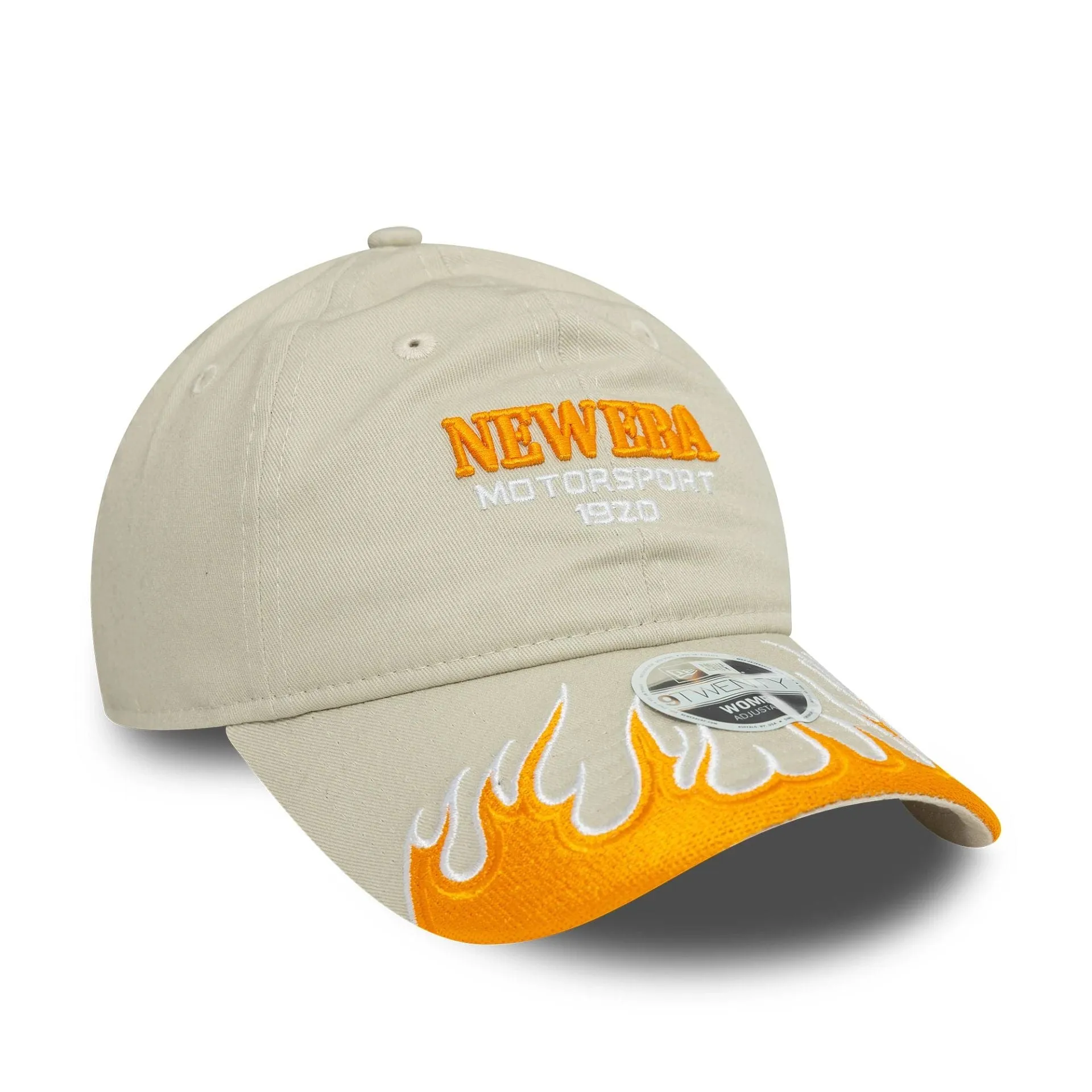 Womens New Era Flame Visor Cream 9TWENTY Adjustable Cap Billy J