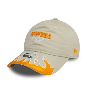 Womens New Era Flame Visor Cream 9TWENTY Adjustable Cap Billy J