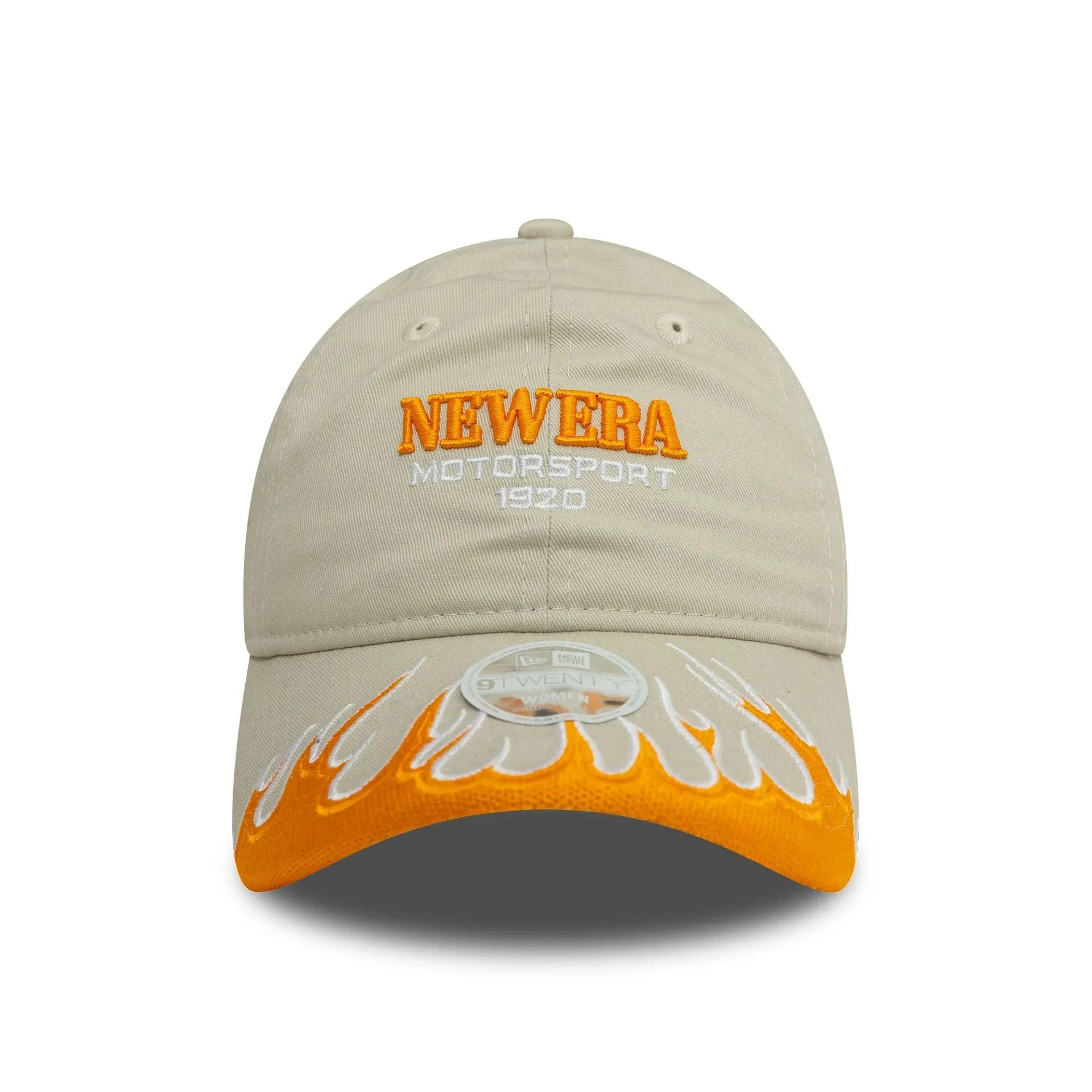 Womens New Era Flame Visor Cream 9TWENTY Adjustable Cap Billy J