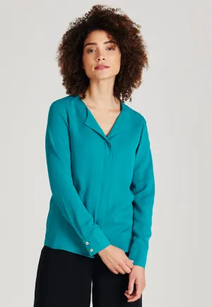 ZOE Blouse Made From TENCEL™ Lyocell - Sea Green (Tencel) Givn Berlin