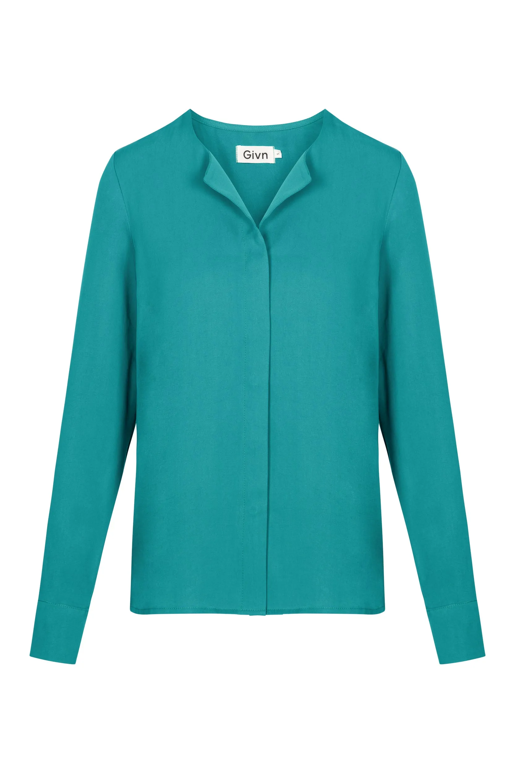ZOE Blouse Made From TENCEL™ Lyocell - Sea Green (Tencel) Givn Berlin